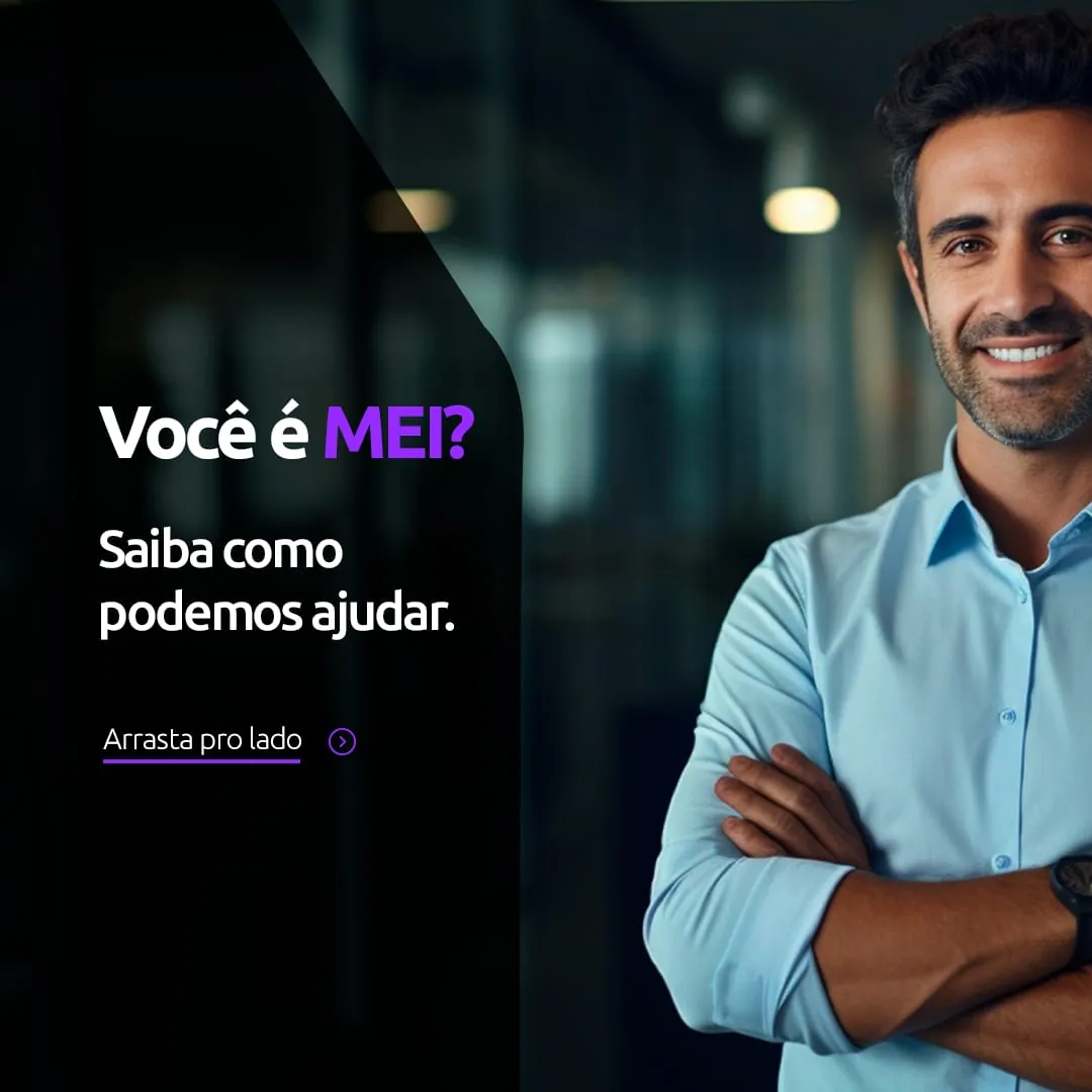 Carrossel MEI, capa: você é MEI? saiba como podemos ajudar