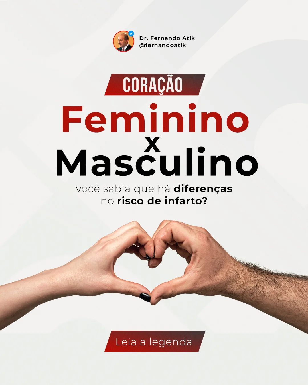 Post: Coração feminino x masculino: diferenças no risco de infarto