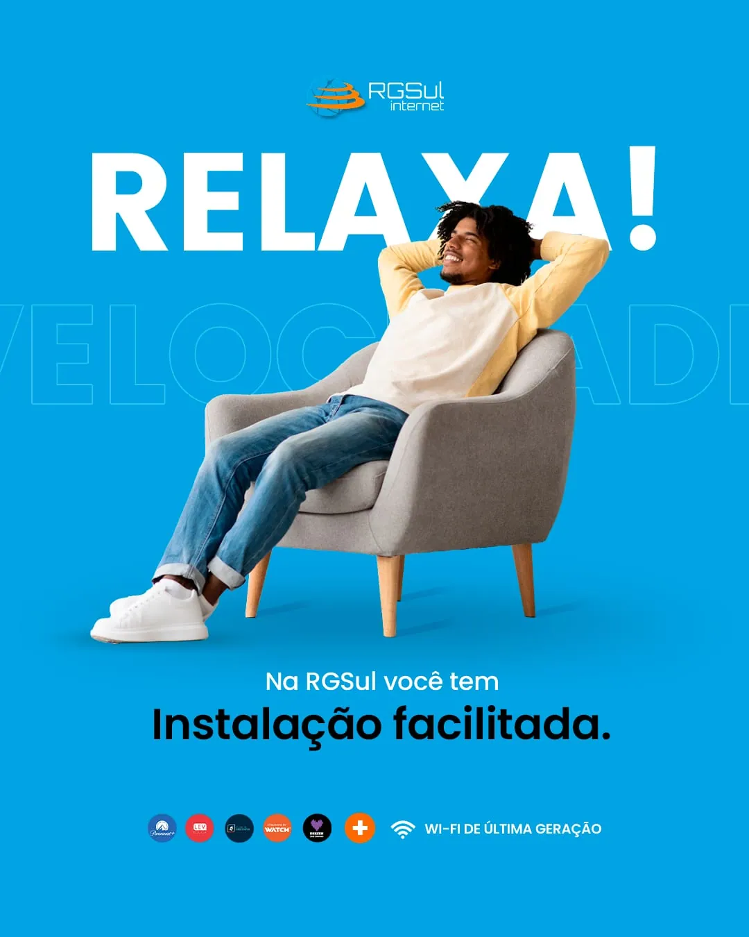 RGSul, post Relaxa, instalação facilitada na RGSul