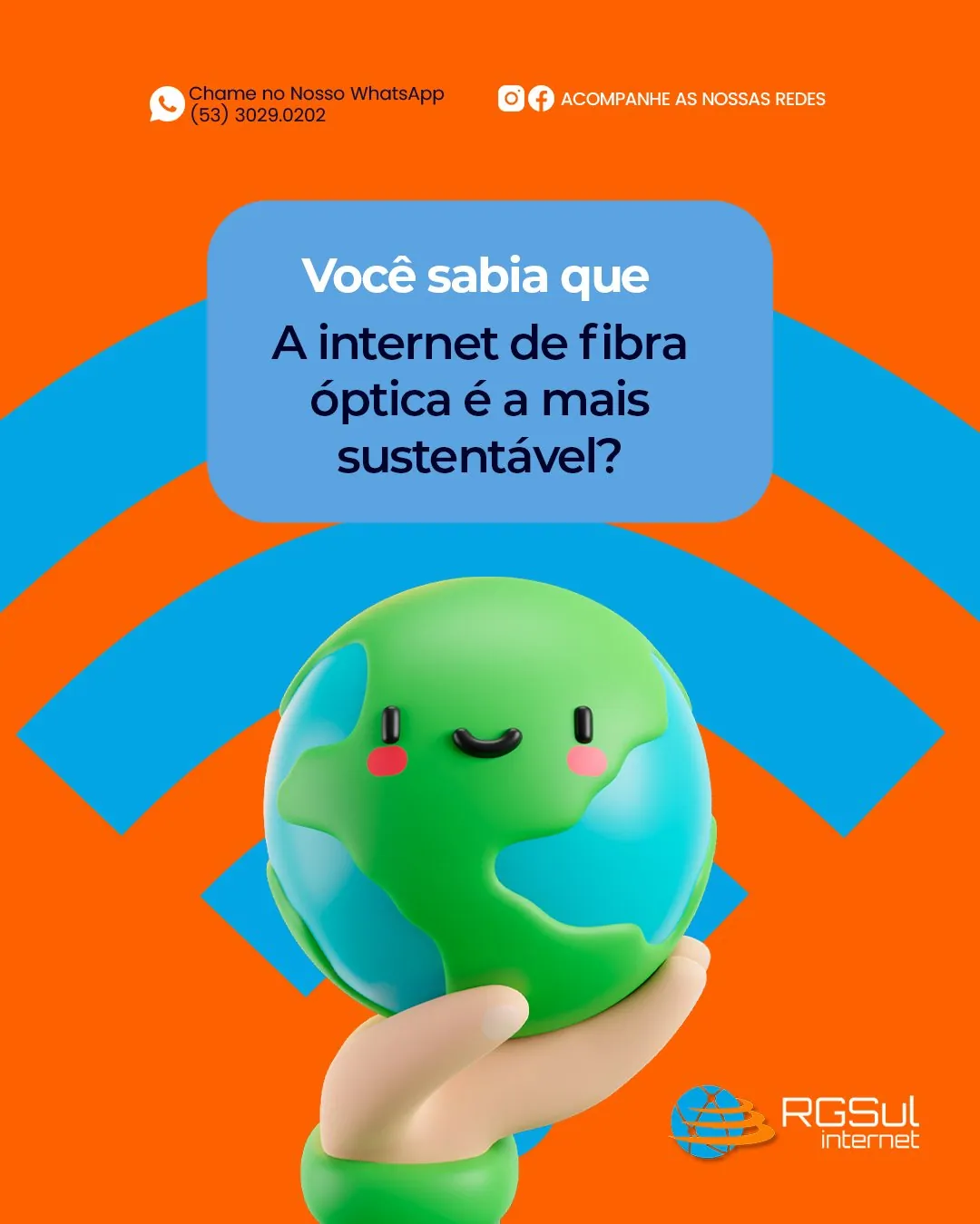 RGSul, post sentir saudade da família por estar longe, contar com a RGSul para chamada de vídeo