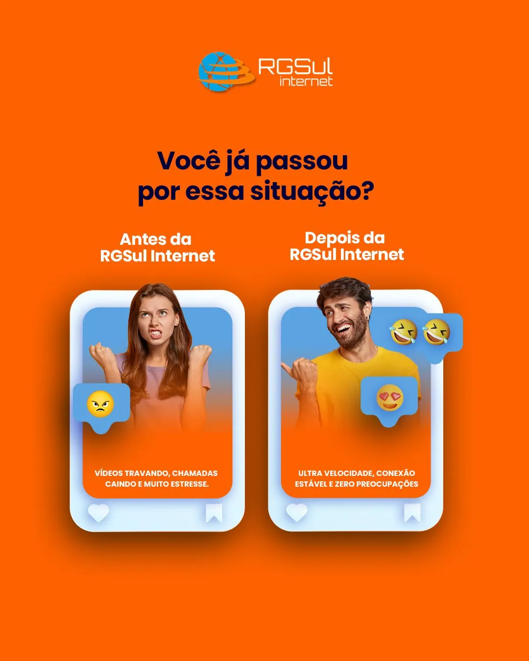 RGSul, post você sabia que a internet de fibra óptica é a mais sustentável