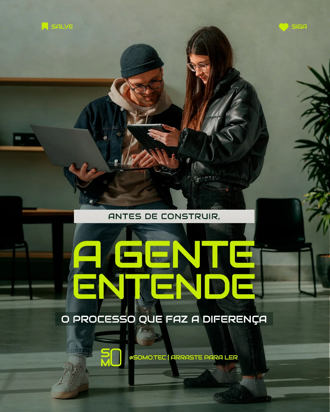 Carrossel Somo, lâmina 1: antes de construir, a gente entende