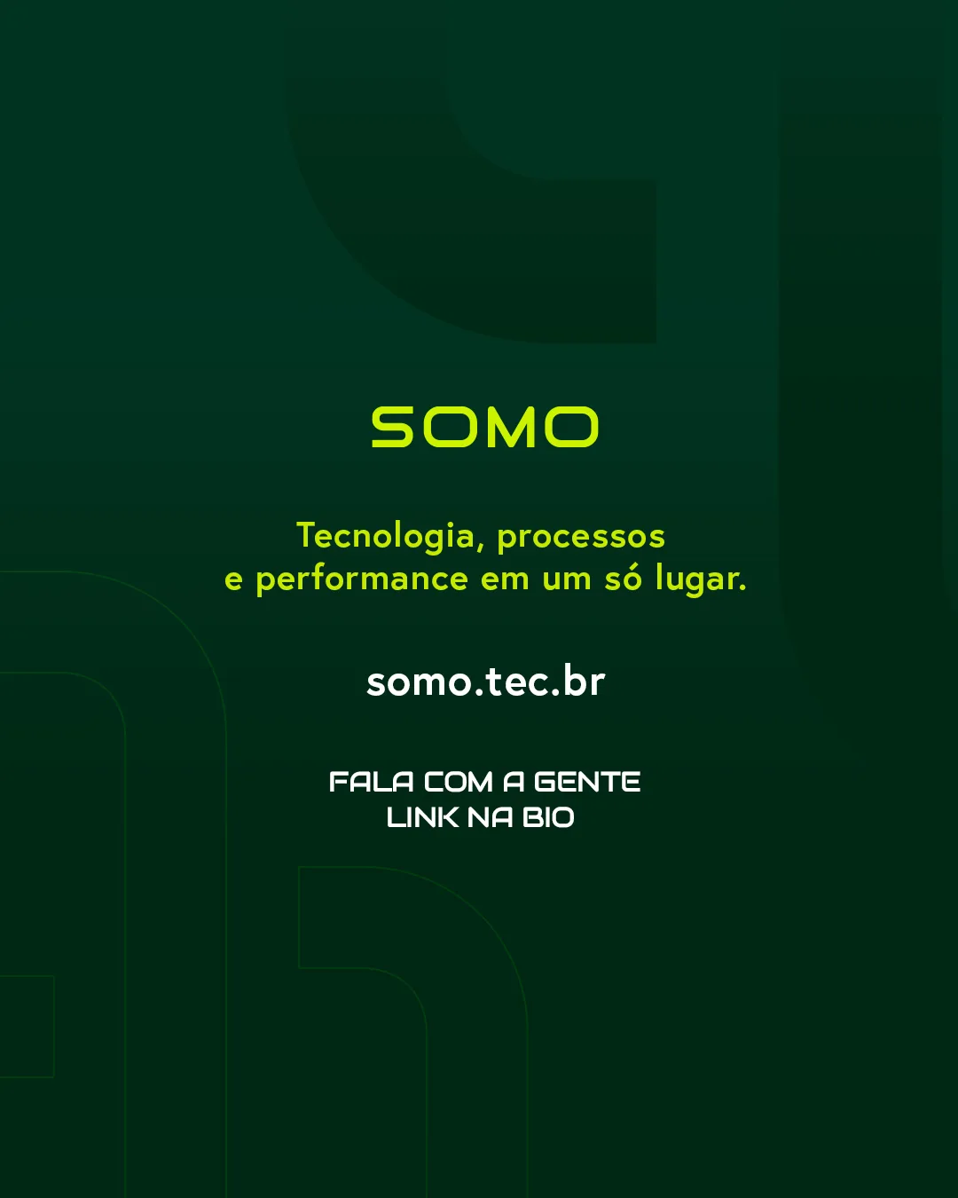 Carrossel Somo, lâmina 5: tecnologia, processos e performance em um só lugar