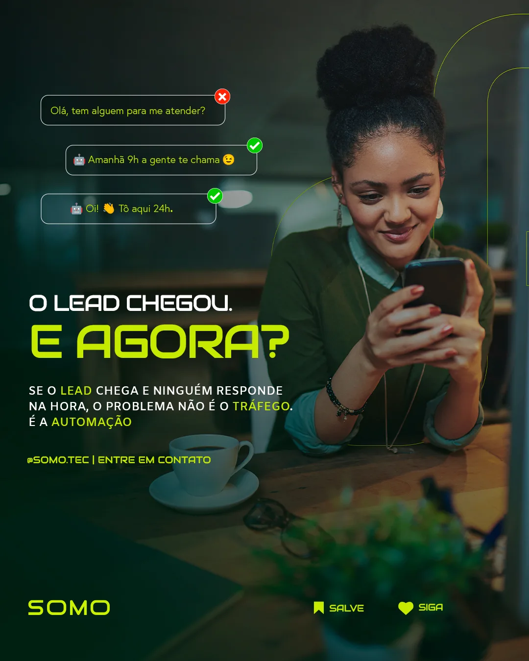 Post Somo: o lead chegou, e agora? Sobre resposta imediata e automação