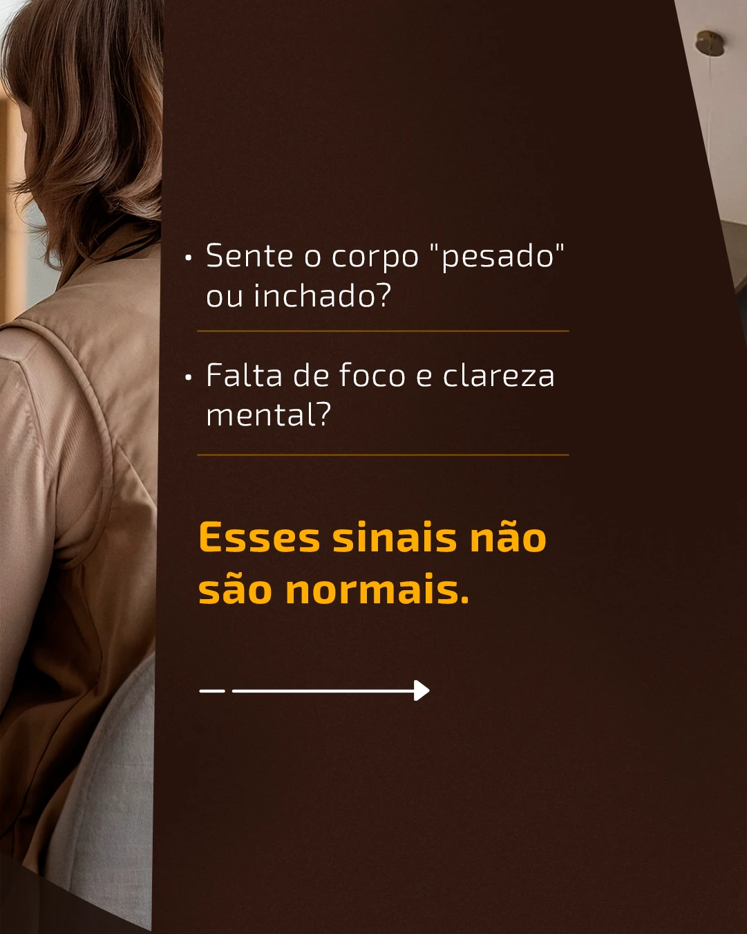 Carrossel 1, Slide 2: O ciclo da fadiga crônica e o sono não reparador