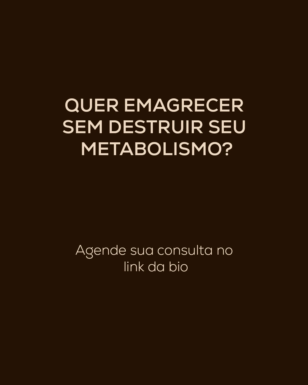 Carrossel 3, Slide 6: Emagrecimento definitivo exige reprogramação metabólica médica