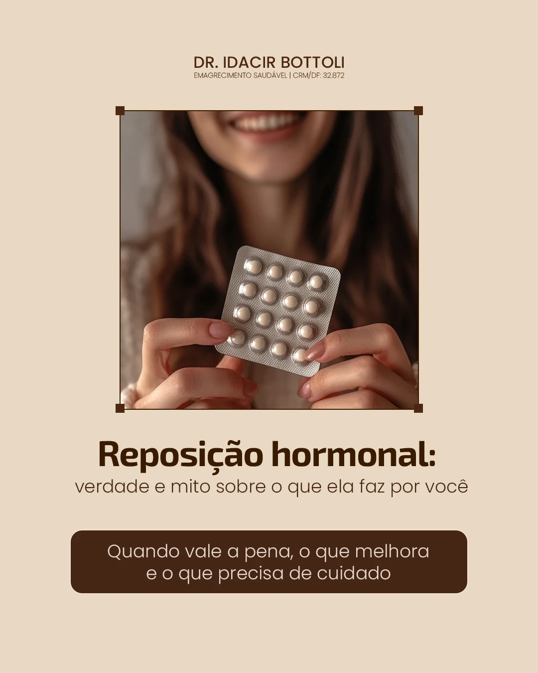 Post: Reposição hormonal: verdade e mito sobre o que ela faz por você