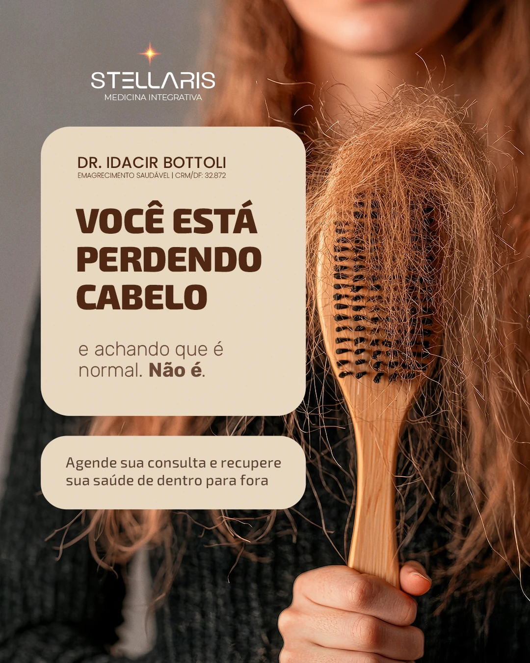 Post: Você está perdendo cabelo e achando que é normal? Tratamento de dentro para fora