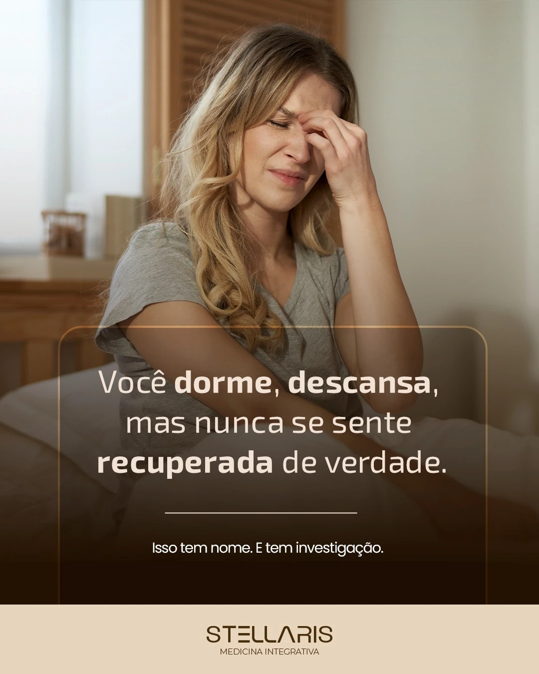Post: Você dorme, descansa, mas não se recupera: Investigação médica integrativa
