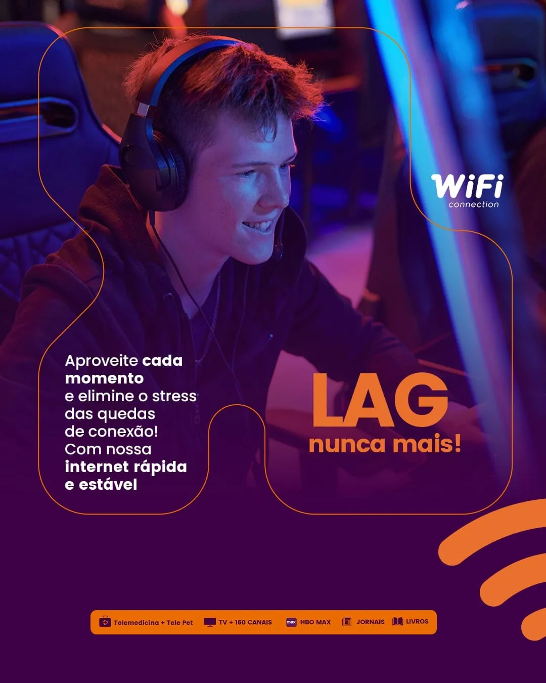 WiFi Connection, post lag nunca mais
