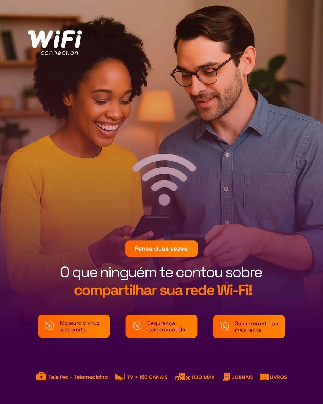 WiFi Connection, post educativo sobre compartilhar rede wifi