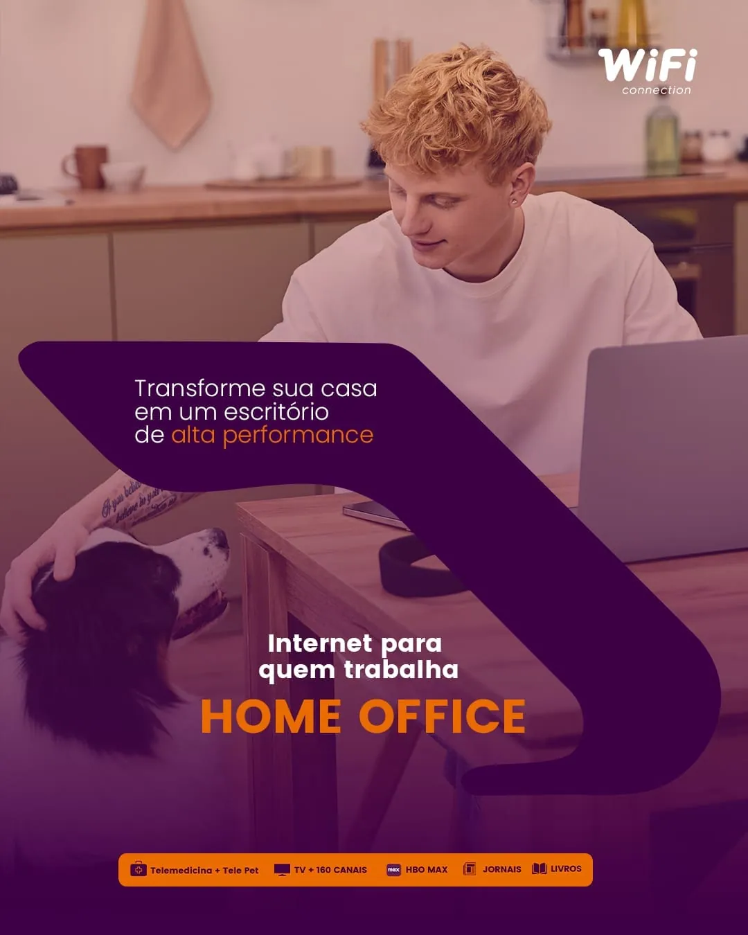 WiFi Connection, post internet para home office